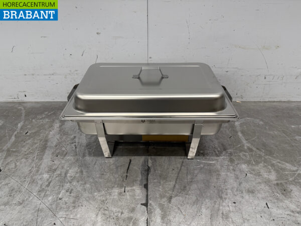 Zorro Chafing dish aus Edelstahl 1/2 & 2x 1/4 GN Catering