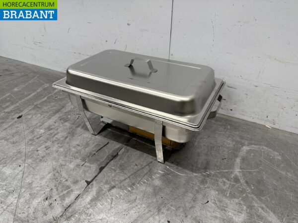 Zorro Chafing dish aus Edelstahl 1/2 & 2x 1/4 GN Catering – Bild 2