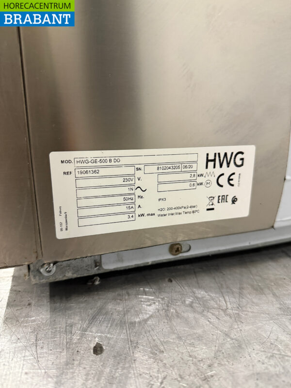 Edelstahl Geschirrspüler mit Ablaufpumpe 230V Horeca – Bild 6