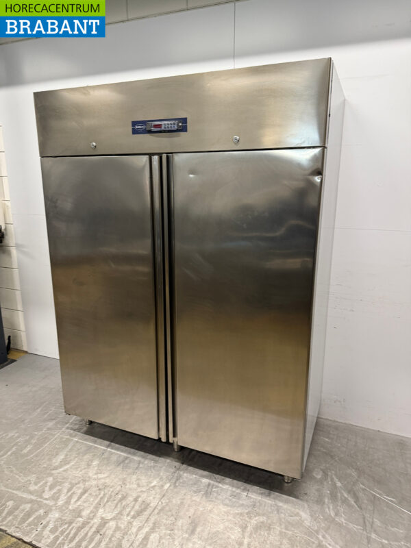 Doppeltüriger Gefrierschrank aus Edelstahl 1200 Liter 230V Horeca – Bild 2