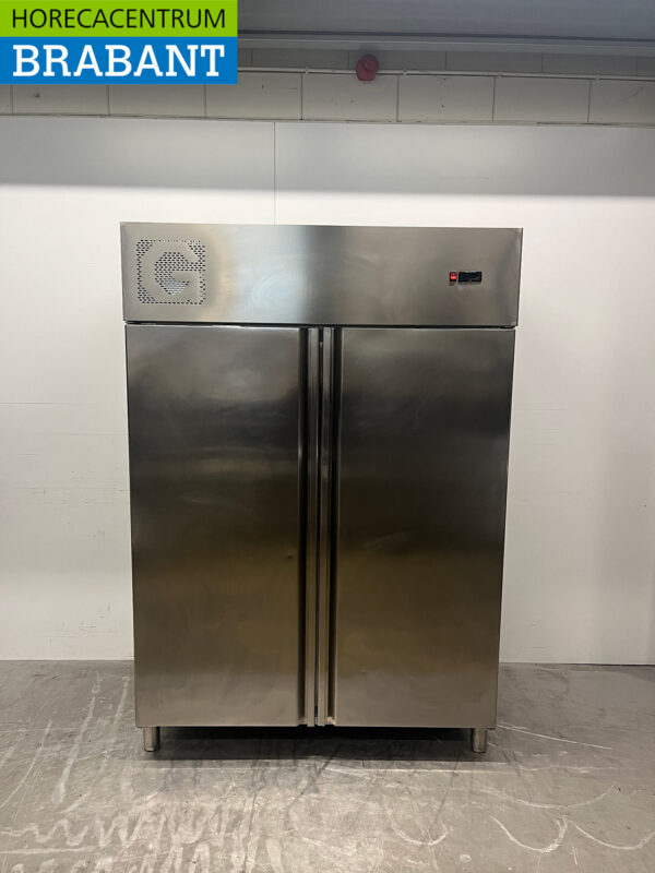 Doppeltüriger Gefrierschrank aus Edelstahl 1400 Liter 230V Horeca