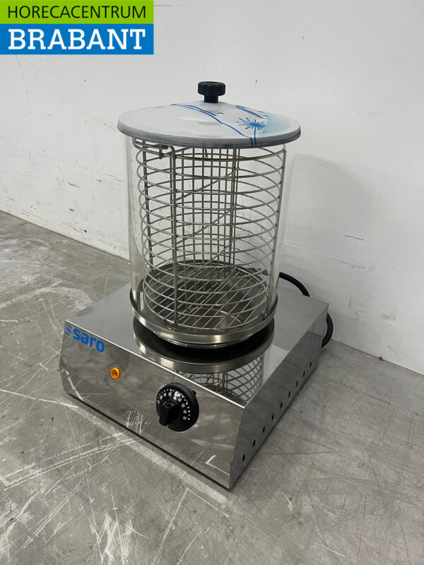 Edelstahl Saro Wurstkocher Hotdog-Wärmer 230V Catering – Bild 2