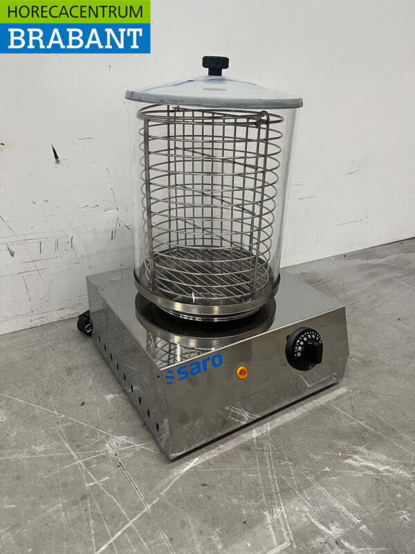 Edelstahl Saro Wurstkocher Hotdog-Wärmer 230V Catering – Bild 3
