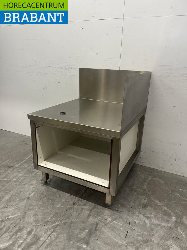 Edelstahl-Winkel-Arbeitstisch 70 x 74 x 59,5 cm Catering – Bild 2