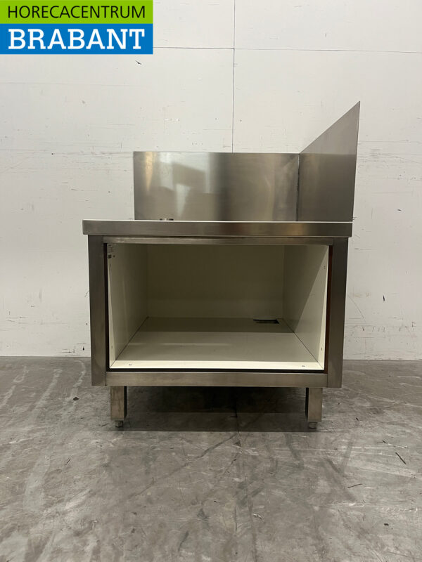 Edelstahl-Winkel-Arbeitstisch 70 x 74 x 59,5 cm Catering – Bild 4