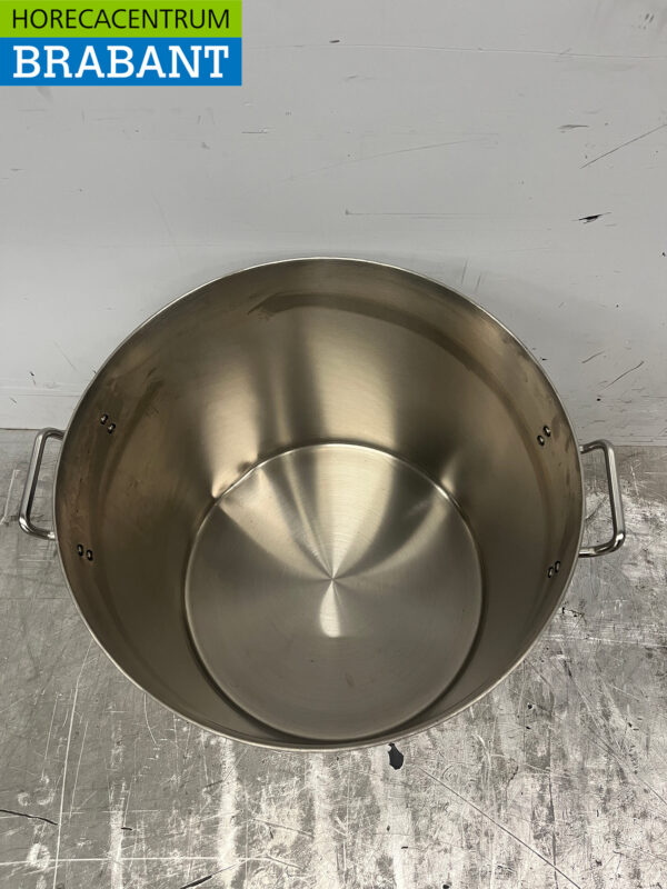 Edelstahl Suppentopf Kochtopf Induktion 45 x 45 cm 71 Liter Catering – Bild 4