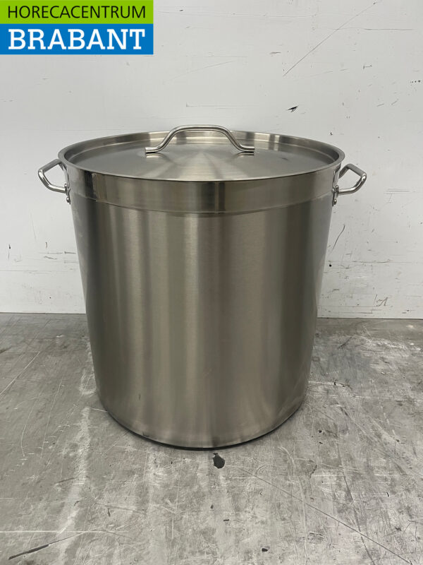 Edelstahl Suppentopf Kochtopf Induktion 45 x 45 cm 71 Liter Catering – Bild 5