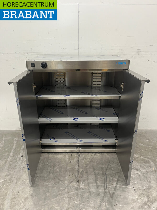 Saro Tellerwärmer aus Edelstahl 120 Teller bis zu 30 cm 230V Horeca – Bild 4
