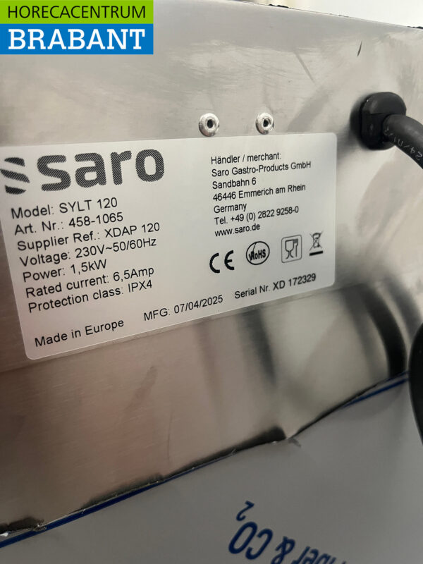 Saro Tellerwärmer aus Edelstahl 120 Teller bis zu 30 cm 230V Horeca – Bild 6