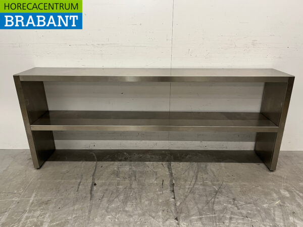 Doppelte Etagerenbrücke aus Edelstahl 179,5 cm Horeca