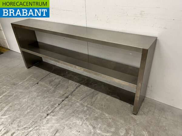 Doppelte Etagerenbrücke aus Edelstahl 179,5 cm Horeca – Bild 2