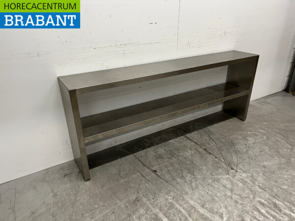 Doppelte Etagerenbrücke aus Edelstahl 179,5 cm Horeca – Bild 3