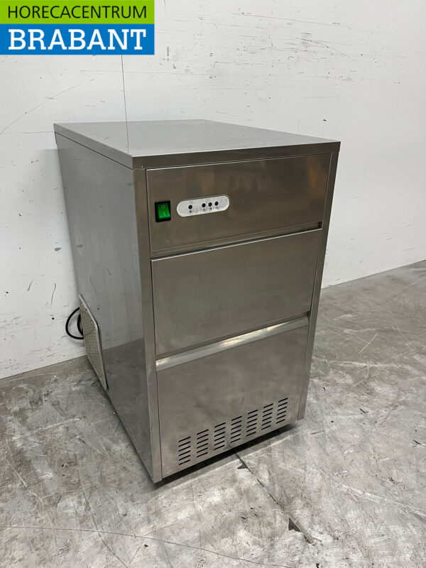 Edelstahl Arktic Eiswürfelmaschine 26 kg pro Tag 7 kg Bunker 230V Horeca – Bild 3