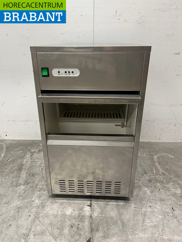 Edelstahl Arktic Eiswürfelmaschine 26 kg pro Tag 7 kg Bunker 230V Horeca – Bild 4