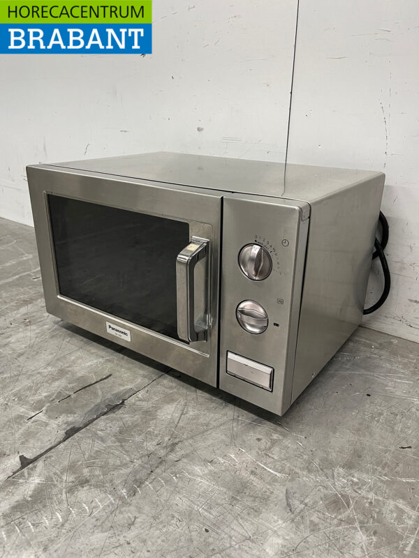 Edelstahl Panasonic Mikrowelle 1000 Watt 22 Liter 230V Catering – Bild 2