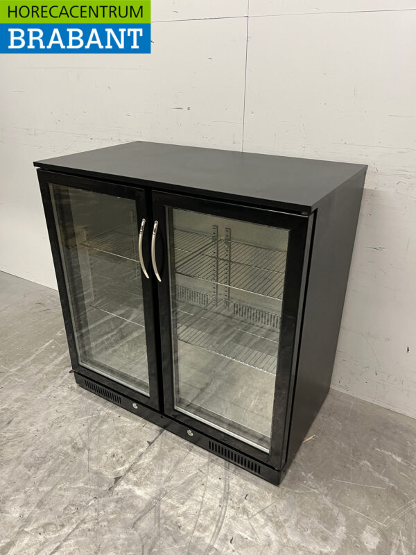 Bar-Kühlschrank Backbar Kühlung 2 Flügeltüren 89,5 cm 230V Horeca – Bild 2