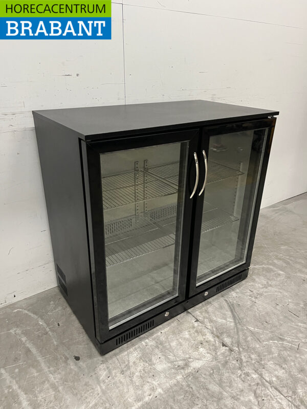 Bar-Kühlschrank Backbar Kühlung 2 Flügeltüren 89,5 cm 230V Horeca – Bild 3