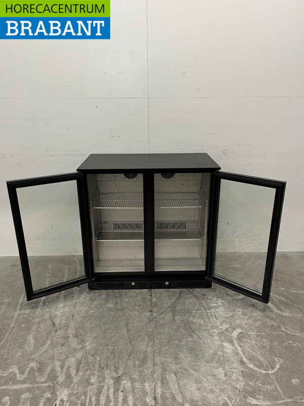 Bar-Kühlschrank Backbar Kühlung 2 Flügeltüren 89,5 cm 230V Horeca – Bild 4