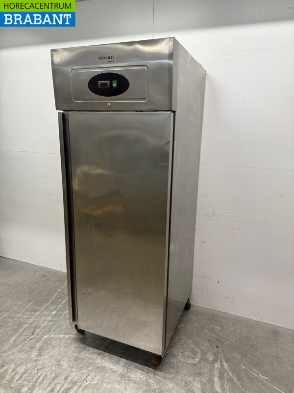Tefcold Eintüriger Kühlschrank aus Edelstahl 520 Liter 230V Horeca – Bild 2