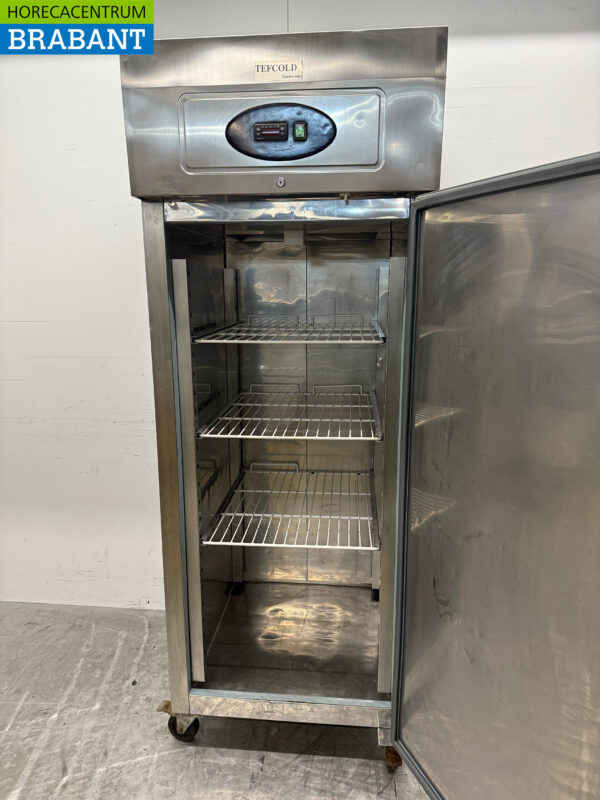 Tefcold Eintüriger Kühlschrank aus Edelstahl 520 Liter 230V Horeca – Bild 4