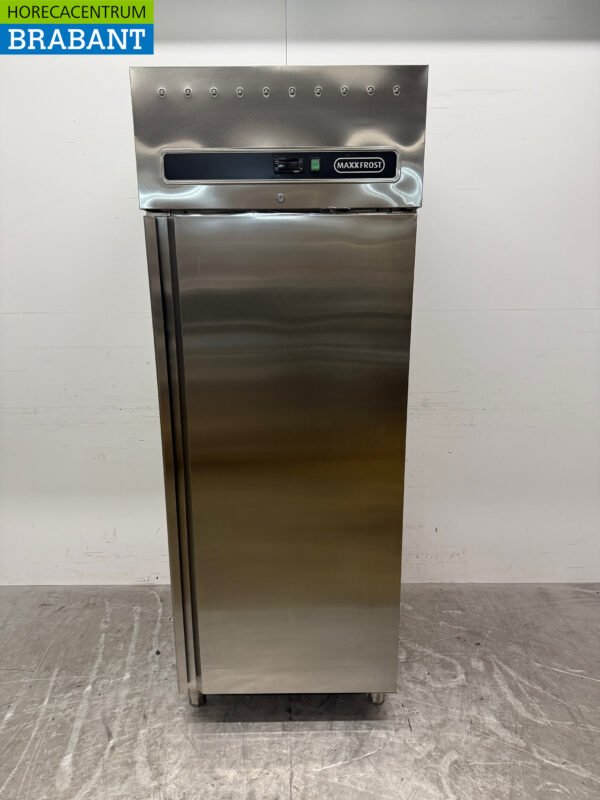 Maxxfrost Eintüriger Gefrierschrank aus Edelstahl 650 Liter 230V Horeca