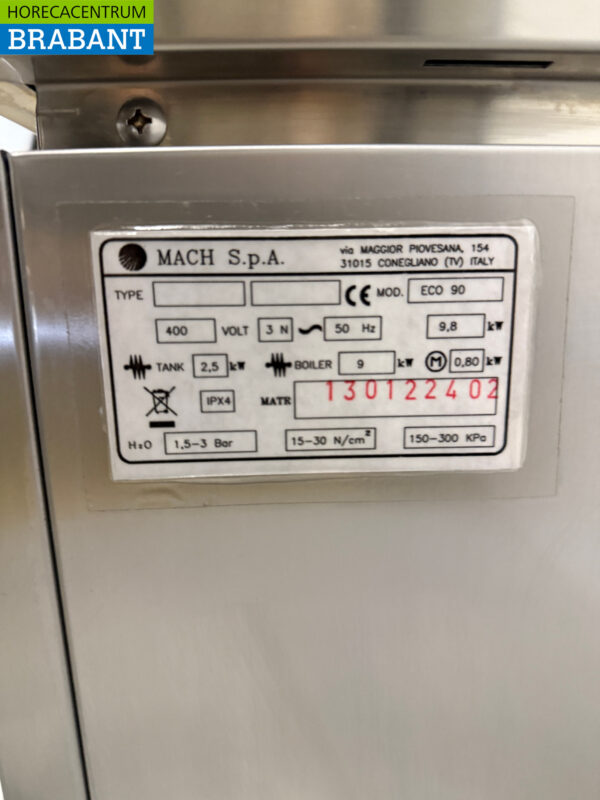 Edelstahl Mach Durchschubspülmaschine 400V Catering – Bild 7