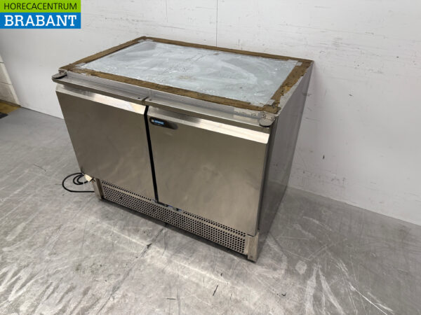 Edelstahl Afinox Kühltheke 2 Türen 100,5 cm 230V Horeca – Bild 2