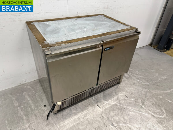 Edelstahl Afinox Kühltheke 2 Türen 100,5 cm 230V Horeca – Bild 3