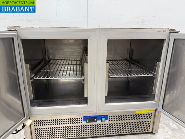 Edelstahl Afinox Kühltheke 2 Türen 100,5 cm 230V Horeca – Bild 4