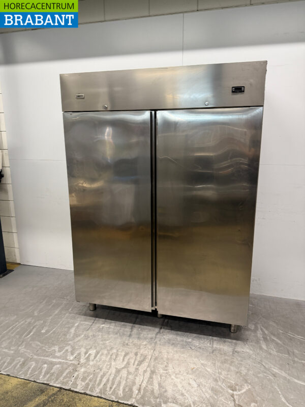 Zanussi Doppeltüriger Kühlschrank aus Edelstahl 1300 Liter 230V Horeca