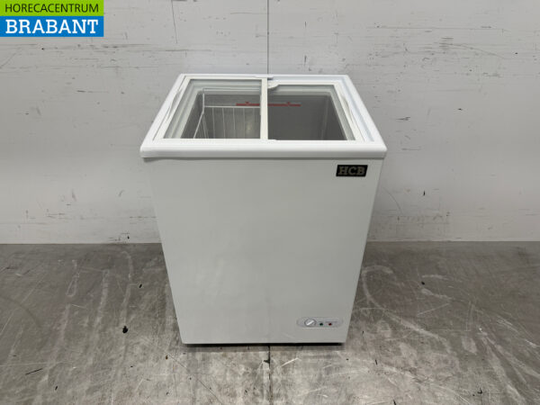 Tiefkühltruhe Ladengefrierschrank mit Glasschiebedeckel 97 Liter 230V Horeca