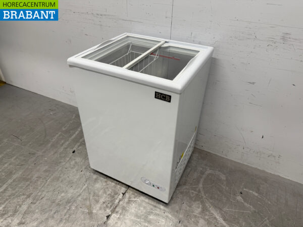 Tiefkühltruhe Ladengefrierschrank mit Glasschiebedeckel 97 Liter 230V Horeca – Bild 2