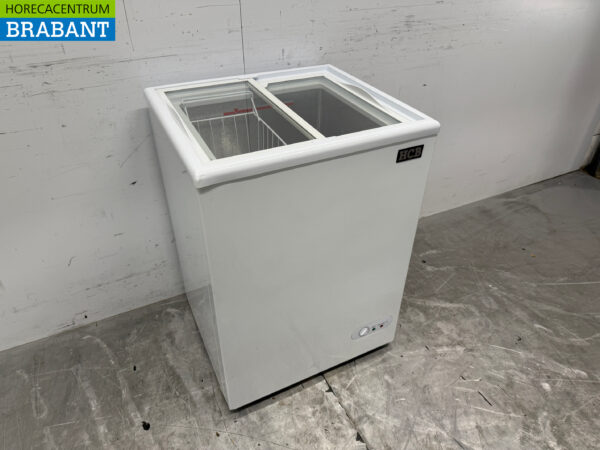 Tiefkühltruhe Ladengefrierschrank mit Glasschiebedeckel 97 Liter 230V Horeca – Bild 3