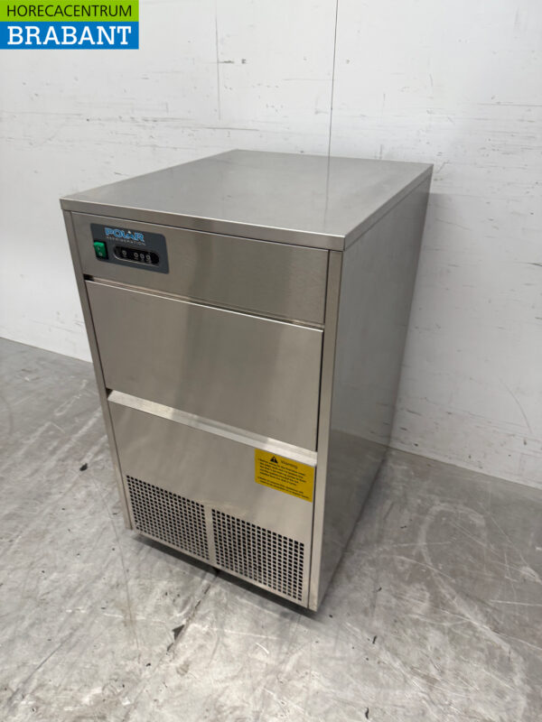 Edelstahl Polar Eiswürfelmaschine 50 kg pro Tag 10 kg Bunker 230V Horeca – Bild 2