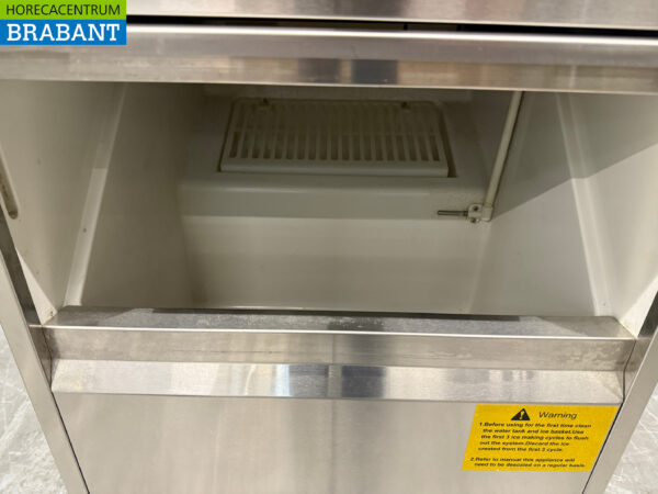 Edelstahl Polar Eiswürfelmaschine 50 kg pro Tag 10 kg Bunker 230V Horeca – Bild 4
