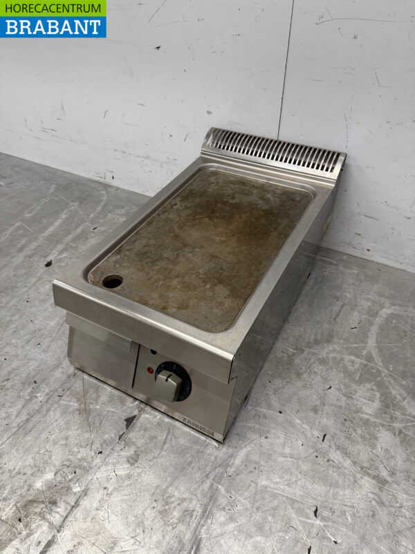 Zanussi Glatte Grillplatte aus Edelstahl 400V Horeca – Bild 2