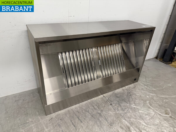 Edelstahl-Dunstabzugshaube Premium-line Motor 1500 kuub box Modell 160 cm 230V Horeca – Bild 3