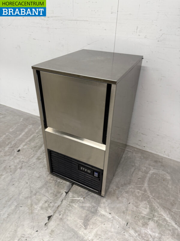 ITV Quasar Eiswürfelmaschine aus Edelstahl 34 kg pro Tag 12 kg Bunker 230V Horeca – Bild 2