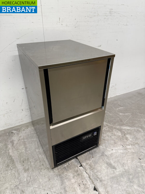 ITV Quasar Eiswürfelmaschine aus Edelstahl 34 kg pro Tag 12 kg Bunker 230V Horeca – Bild 3