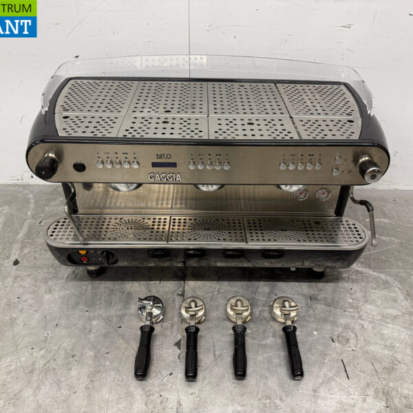 Gaggia Espressomaschine aus Edelstahl 3 Gruppen 400V Horeca
