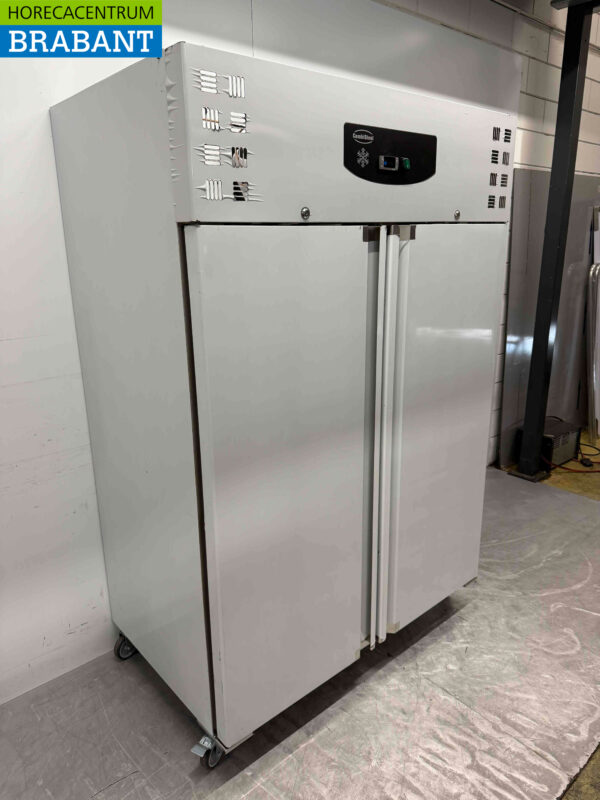 Edelstahl Combisteel Doppeltüriger Gefrierschrank 1200 Liter 230V Horeca – Bild 3