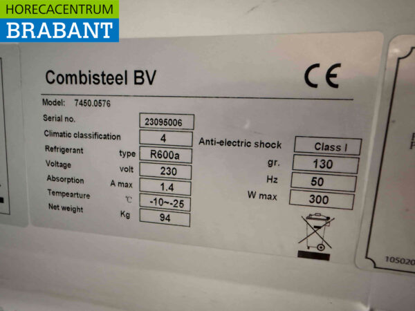Combisteel Gefrierschrank 555 Liter 230V Horeca – Bild 5