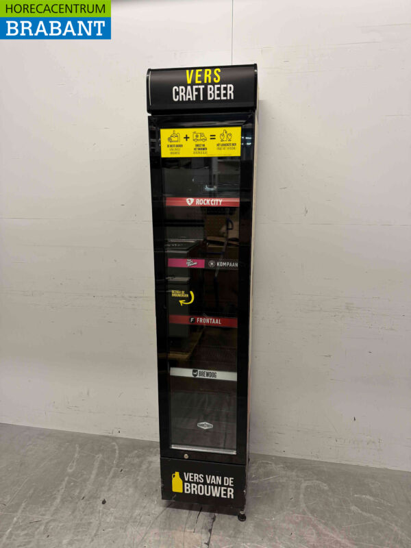 Gastro-Cool Glastürkühlschrank Getränkekühlschrank 155 Liter 230V Horeca