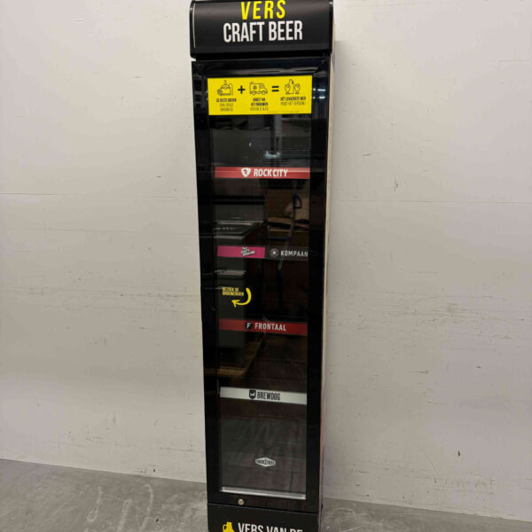 Gastro-Cool Glastürkühlschrank Getränkekühlschrank 155 Liter 230V Horeca