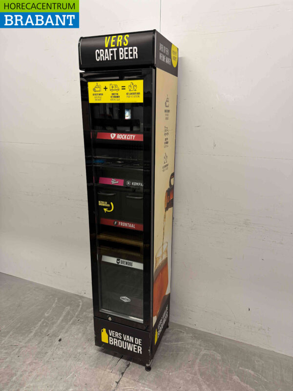 Gastro-Cool Glastürkühlschrank Getränkekühlschrank 155 Liter 230V Horeca – Bild 2