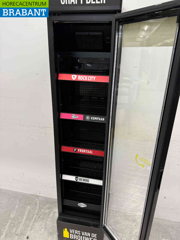 Gastro-Cool Glastürkühlschrank Getränkekühlschrank 155 Liter 230V Horeca – Bild 4