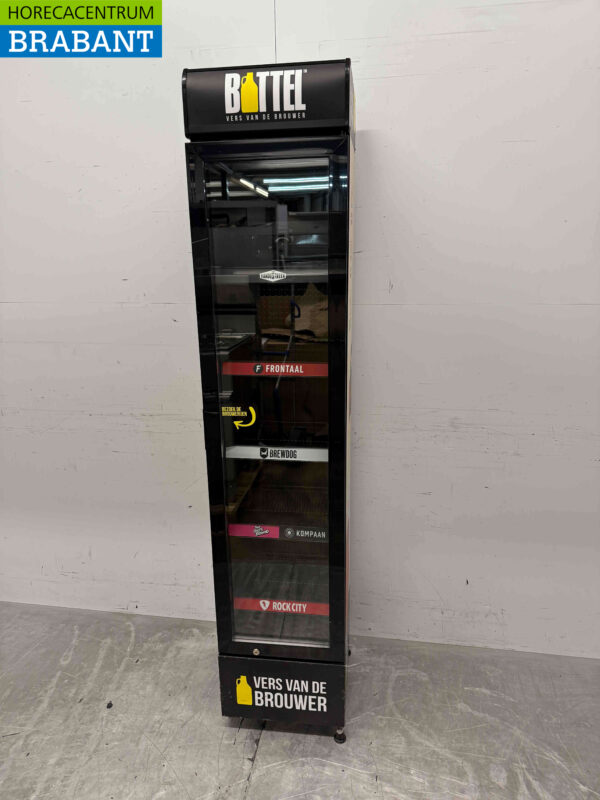 Gastro-Cool Glastürkühlschrank Getränkekühlschrank 155 Liter 230V Horeca