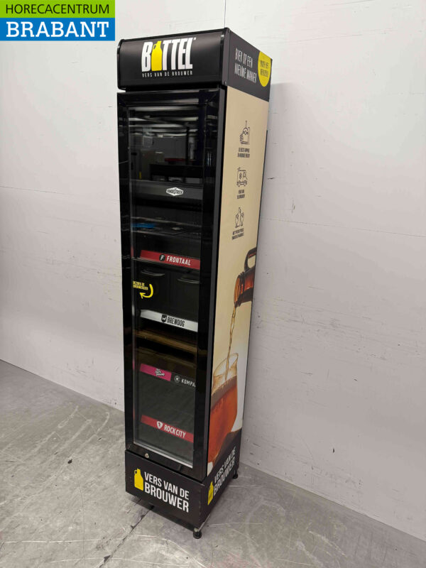 Gastro-Cool Glastürkühlschrank Getränkekühlschrank 155 Liter 230V Horeca – Bild 2
