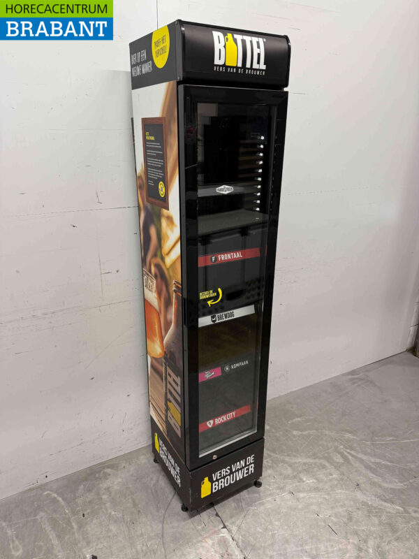 Gastro-Cool Glastürkühlschrank Getränkekühlschrank 155 Liter 230V Horeca – Bild 3