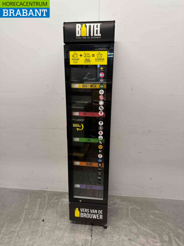 Gastro-Cool Glastürkühlschrank Getränkekühlschrank 155 Liter 230V Horeca